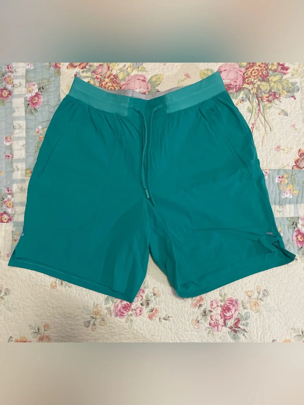 lululemon athletica Teal Green Workout Shorts
